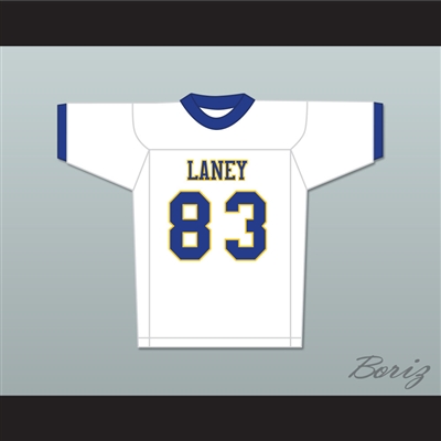 Michael Jordan 83 Laney High School Buccaneers White Football Jersey
