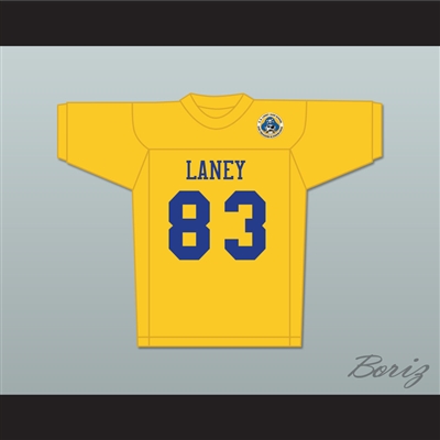 Michael Jordan 83 Laney High School Buccaneers Yellow Football Jersey with Patch