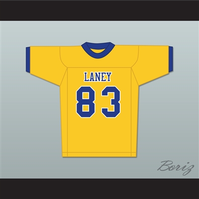 Michael Jordan 83 Laney High School Buccaneers Yellow Football Jersey 2