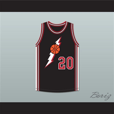 Michael Warren Milton Warren 20 Black Basketball Jersey In the House