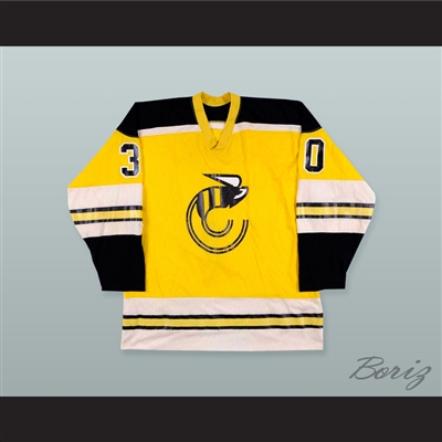 WHA Michel Dion 30 Cincinnati Stingers Hockey Jersey