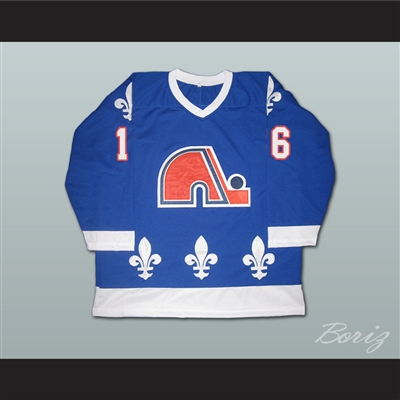Michel Goulet 16 Quebec Nordiques Hockey Jersey