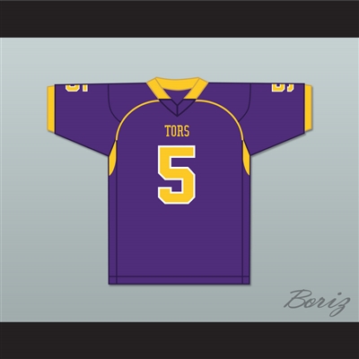 Mike Evans 5 Ball High School Tors Purple Football Jersey