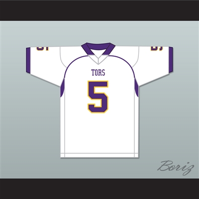 Mike Evans 5 Ball High School Tors White Football Jersey