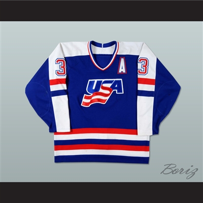 Mike Ramsey USA National Team Hockey Jersey