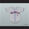 Mike Trout 1 Millville Senior High School Thunderbolts Gray Baseball Jersey 2