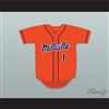 Mike Trout 1 Millville Senior High School Thunderbolts Orange Baseball Jersey 1