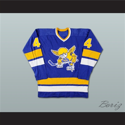 Mike Walton Minnesota Fighting Saints WHA Hockey Jersey