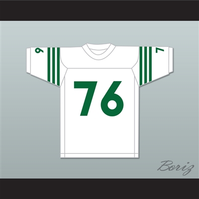 Mike Webster 76 Rhinelander High School Hodags White Football Jersey 1