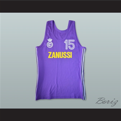 Mirza Delibasic 15 Real Madrid Basketball Jersey