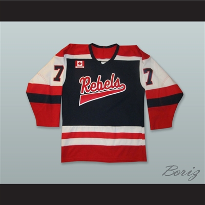Mississauga Rebels Canada Black Hockey Jersey