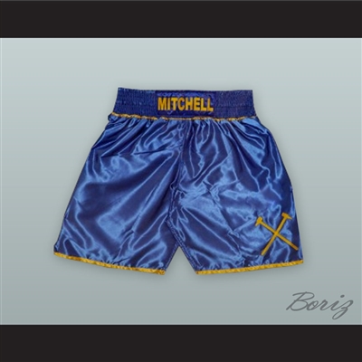 Kevin 'The Hammer' Mitchell Blue Boxing Shorts