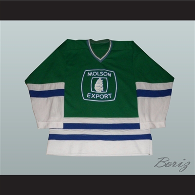 Molson Export Beer 8 Green Hockey Jersey