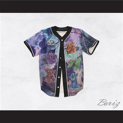 The Monstars 11 Dye Sublimation Graphics Baseball Jersey