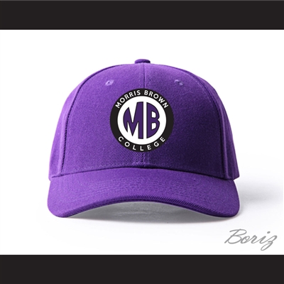 Morris Brown College Purple Baseball Hat