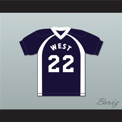 East/West College Bowl The Player Formerly Known as Mousecop 22 West Football Jersey Key & Peele