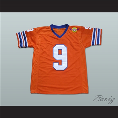 Adam Sandler Bobby Boucher The Waterboy Mud Dogs Football Jersey with Bourbon Bowl Patch Alternate