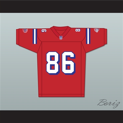 David Denman Brian Murphy 86 Washington Sentinels Home Football Jersey The Replacements Includes League Patch