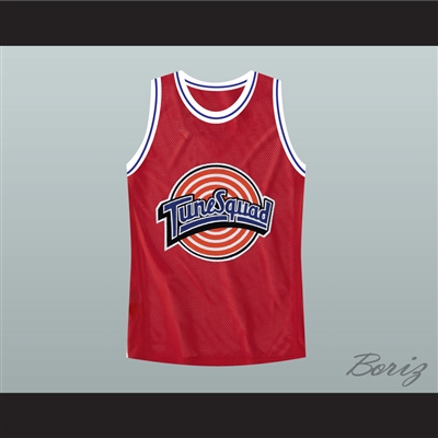Bill Murray Space Jam Red Tune Squad Basketball Jersey