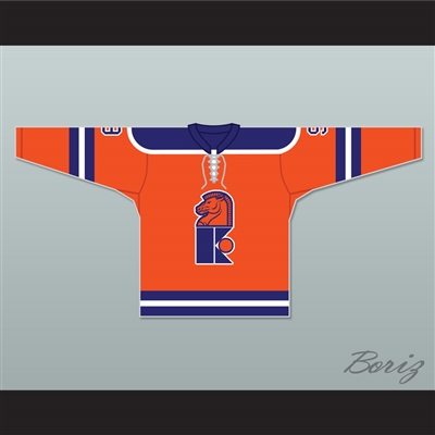 WHA 1973-74 New Jersey Knights Norm Ferguson 9 Away Hockey Jersey