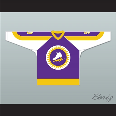 WHA 1973-74 New York Golden Blades Norm Ferguson 9 Away Hockey Jersey
