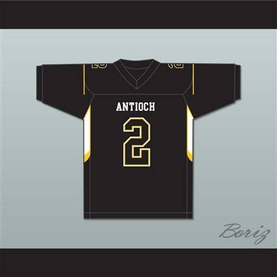 Najee Harris 2 Antioch High School Panthers Black Football Jersey 2