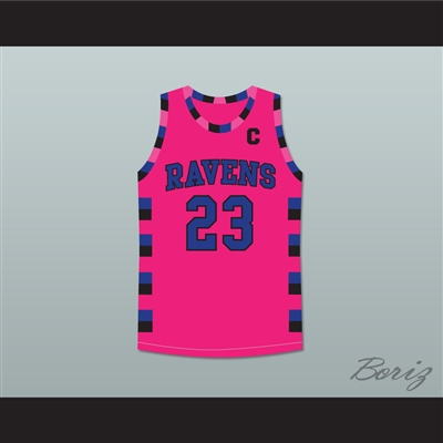 Nathan Scott 23 One Tree Hill Ravens Pink Basketball Jersey