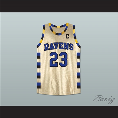 Nathan Scott 23 One Tree Hill Ravens Gold Basketball Jersey