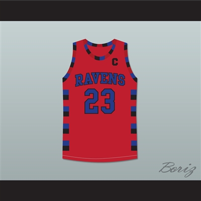 Nathan Scott 23 One Tree Hill Ravens Red Basketball Jersey