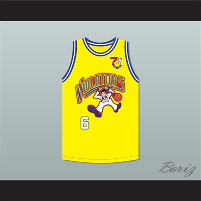 Judd Nelson 6 Violators Basketball Jersey 7th Annual Rock N' Jock B-Ball Jam 1997