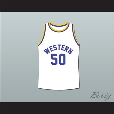 Shaq Neon Boudeaux Western University Basketball Jersey Blue Chips Movie