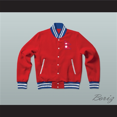 Nepal Varsity Letterman Jacket-Style Sweatshirt