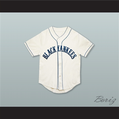 New York Black Yankees 2 Negro League White Baseball Jersey
