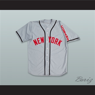 New York Cubans 47 Negro League Gray Baseball Jersey