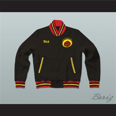 Nick Cannon All That Black Varsity Letterman Jacket-Style Sweatshirt