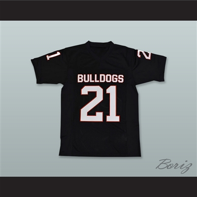 Nick Chubb 21 Cedartown High School Bulldogs Black Football Jersey