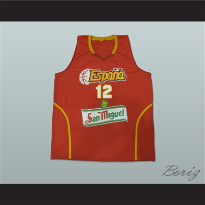 Nikola Mirotic 12 Espana Basketball Jersey