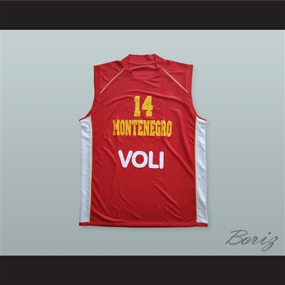 Nikola Pekovic 14 Montenegro Basketball Jersey