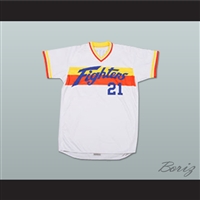 Yukihiro Nishizaki 21 Hokkaido Nippon-Ham Fighters Baseball Jersey Stitch Sewn