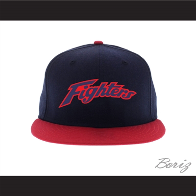 Hokkaido Nippon-Ham Fighters Old Logo Navy Blue and Red Baseball Hat