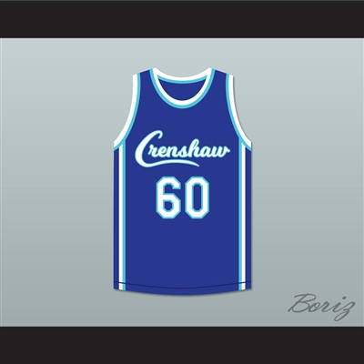 Nipsey Hussle 60 Crenshaw Blue Basketball Jersey