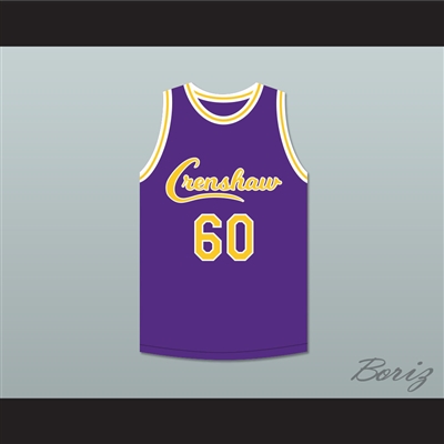 Nipsey Hussle 60 Crenshaw Purple Basketball Jersey 1