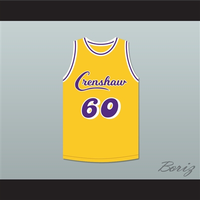 Nipsey Hussle 60 Crenshaw Yellow Basketball Jersey 2