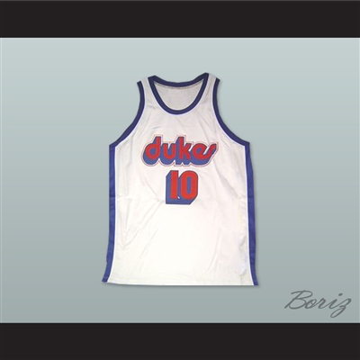 Norm Nixon 10 Duquesne University Dukes White Basketball Jersey