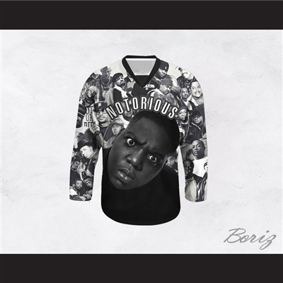 Notorious B.I.G. 21 Rap Legends Hockey Jersey