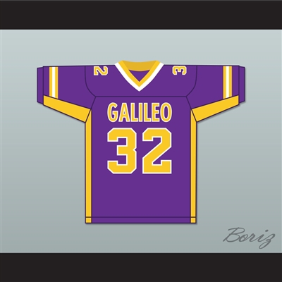 OJ Simpson 32 Galileo Academy of Science and Technology Lions Purple Football Jersey