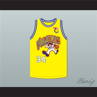 Shaquille 'Shaq' O'Neal 34 Violators Basketball Jersey 7th Annual Rock N' Jock B-Ball Jam 1997
