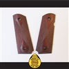 Boriz Handcrafted Pistol Grips 1911 Officer Merbau Redwood Checkered Diamond