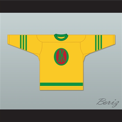 1945-46 Gordie Howe 9 Omaha Ak-Sar-Ben Knights USHL Away Hockey Jersey