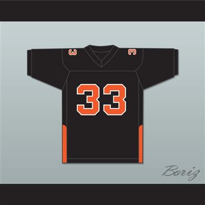 Orc Fogteeth 33 Black Football Jersey Bright
